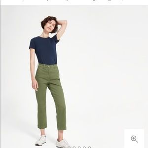 Everlane straight leg crop size 00
